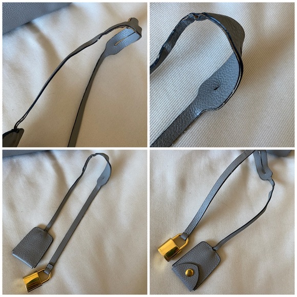 Auth Marc Jacobs Italy Medium Incognito Satchel Bag Grey Gold - Picture 10 of 14